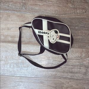 Purple Snoopy fanny pack